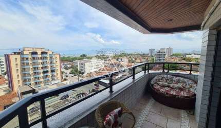 Apartamento à venda no Centro de Caraguatatuba, SP - 03 DORMITÓRIOS (sendo 01 suíte) - 127m² área p