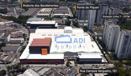 Galpão Industrial Logístico para Locação - 5133 m² - Vila Anastácio - São Paulo - SP