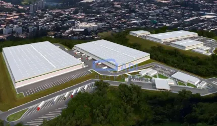 Galpão Industrial/Logístico Padrão AAA - Condomínio Fechado - Locação - 7.676 m² - Rodoanel - Taboão da Serra - SP