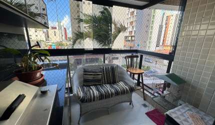 Apartamento mobiliado 85 m² -  03 quartos s/ 01 suite  - Manaira - João Pessoa PB