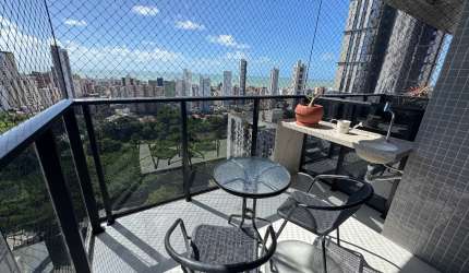 Apartamento Porteira Fechada - 02 suítes - 02 vagas - Depósito privativo - Miramar - João Pessoa/PB