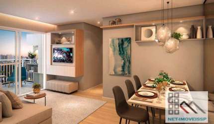 Apartamento 2 Dormitórios (55m²), 1 Suíte, Terraço, 1 Vaga. A 400 metros da estação Sacomã do metrô