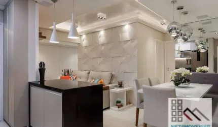Apartamento 2 Dormitórios (74m²), 1 Suíte, Terraço grill, 2 Vagas. Um show de Apartamento