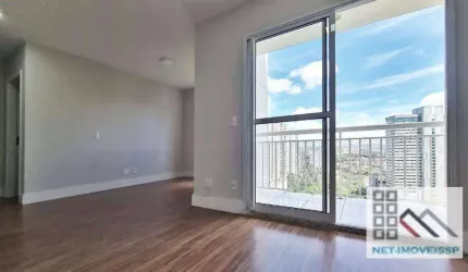 Apartamento 2 Dormitórios (67m²), 1 Suíte, Varanda, 1 Vaga. Próximo do Shopping Jardim Sul