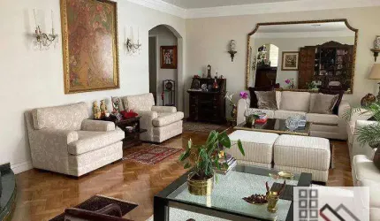 Apartamento 4 Dormitórios (275m²), 2 Suítes, 4 Vagas. No coração de Higienópolis