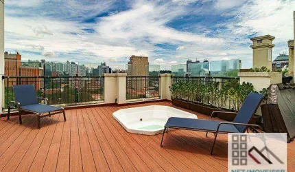 Cobertura Duplex 3 Dormitórios (236m²), 3 Suítes, 3 Vagas, Terraço. Vista panorâmica incrível de 360º