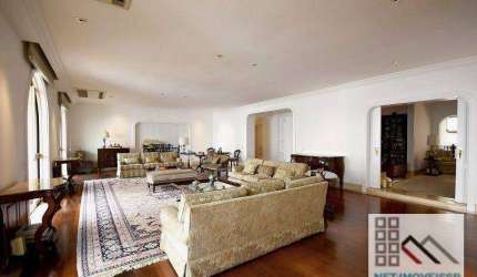 Apartamento 4 Dormitório (1.361m²), 4 Suítes, Varanda, 8 Vagas. Próximo do Shopping Pamplona