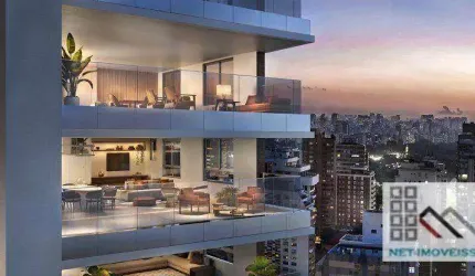 Apartamento 3 Dormitórios (156m²), 3 Suítes, Terraço, 2 Vaga. Entre a Avenida Paulista e o Parque do Ibirapuera