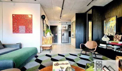 Apartamento 1 Dormitório (72,70m²), 1 Suíte, Semi-mobiliado, Varanda, 2 Vagas. Próximo do Shopping Ibirapuera
