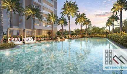 Apartamento 1 Dormitórios (46m²), 1 Suíte, Varanda. Próximo da estação Brooklin do metrô