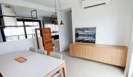 Apartamento 1 Dormitórios (105m²), 1 Suíte, Totalmente Mobiliado, 1 Vaga. Próximo do mercado Municipal de Pinheiros