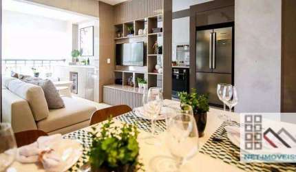 Apartamento 2 Dormitórios (58m²), 1 Suíte, Terraço, 2 Vagas. Próximo dos Shoppings Jardim Sul e Morumbi Town