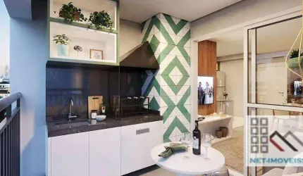 Apartamento 2 Dormitórios (62,67m²), 1 Suíte, Terraço, 1 Vaga. Próximo da estação Sumaré do metrô