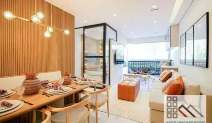 Apartamento 2 Dormitórios (65m²), 1 Suíte, Terraço, 1 Vaga. A 100 metros dos Shoppings Jardim Sul e Morumbi Town