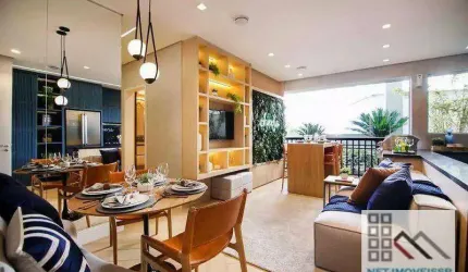 Apartamento 3 Dormitórios (82m²), 2 Suítes, Terraço, 2 Vagas. A 100 metros dos Shoppings Jardim Sul e Morumbi Town