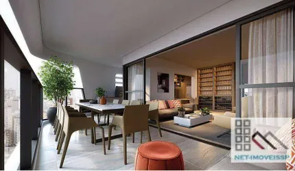 COBERTURA DUPLEX 3 DORMITÓRIOS (202,98m³), 3 SUÍTES, VARANDA, 4 VAGAS. O MAIOR COMPLEXO MULTIFUNCIONAL DE SÃO PAULO
