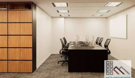 CONJUNTO COMERCIAL (219m²), 4 BANHEIROS, MOBILIADO, 3 VAGAS. SOB MEDIDA NO CONCEITO PLUG&amp;PLAY