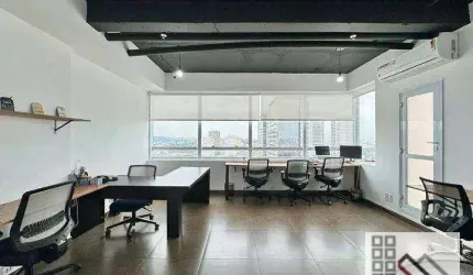 CONJUNTO COMERCIAL (63m²), 1 BANHEIRO, MOBILIADO, 2 VAGAS. NO CENTRO DE ALPHAVILLE