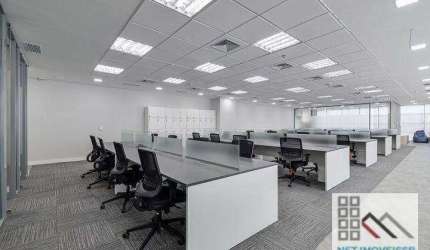 CONJUNTO COMERCIAL (562m²), 4 BANHEIROS, 15 VAGAS. TOTALMENTE MOBILIADO. AO LADO DO SHOPPING VILA OLÍMPIA