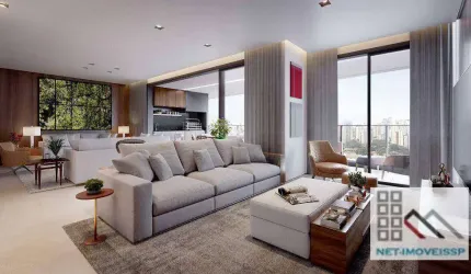 APARTAMENTO 3 DORMS (131m²), 3 SUITES, 2 VAGAS, TERRAÇO GOURMET. PRÓXIMO DA ESTAÇÃO CAMPO BELO