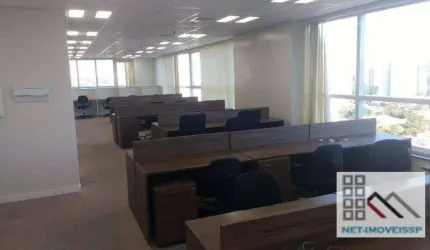 CONJUNTO COMERCIAL (202m²), 4 BANHEIROS, 6 VAGAS. AO LADO DO SHOPPING MORUMBI