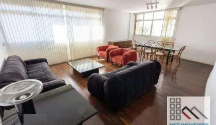 Apartamento 3 Dormitórios (185m²), 1 Suíte, 2 Vagas. Linda vista panorâmica para o vale do Pacaembu