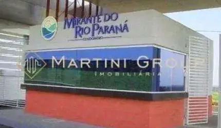 TERRENO A VENDA CONDOMÍNIO MIRANTE DO RIO PARANÁ