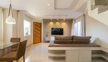 Casa em condomínio fechado com 3 quartos à venda na Estrada da Mina do Ouro, --, Santo Inácio, Curitiba por R$ 750.000