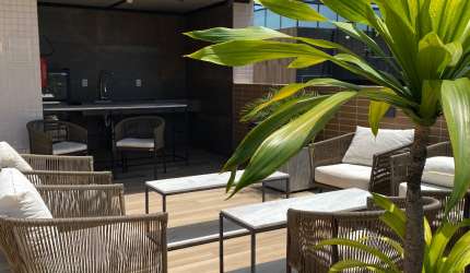 Flat mobiliado no Cabo Branco – ideal para investir ou morar com estrutura completa e a passos do mar