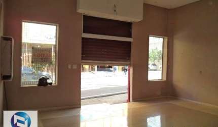 Salão Comercial para Locação no Centro de São José do Rio Preto-SP: 1 Sala, 1 Banheiro, 43m² de Área.
