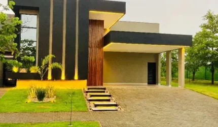 Casa à venda em Mirassol-SP, Terras de Alphaville: 3 quartos, 3 suítes, 2 vagas, 175m² de área