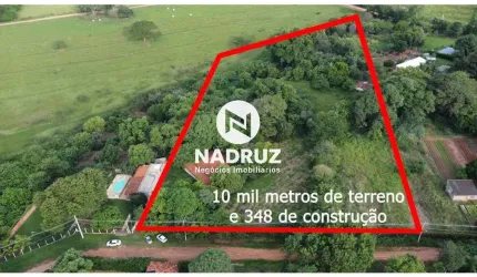 Chácara à venda em São José do Rio Preto-SP, Chácara Recreio Nossa Senhora do Líbano: 3 quartos, 1 suíte, 3 salas, 2 banheiros, 4 vagas, 348,42 m².