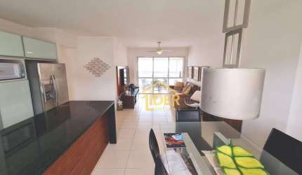 Apartamento com 4 dormitórios para alugar, 124 m² por R$ 7.502,00/mês - Enseada - Guarujá/SP