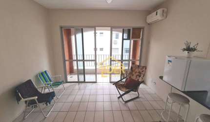 Apartamento com 1 dormitório à venda, 55 m² por R$ 365.000,00 - Pitangueiras - Guarujá/SP