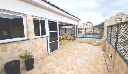 Cobertura com 3 dormitórios à venda, 160 m² por R$ 490.000,00 - Enseada - Guarujá/SP
