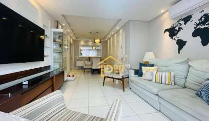 Apartamento com 3 dormitórios à venda, 140 m² por R$ 700.000,00 - Pitangueiras - Guarujá/SP