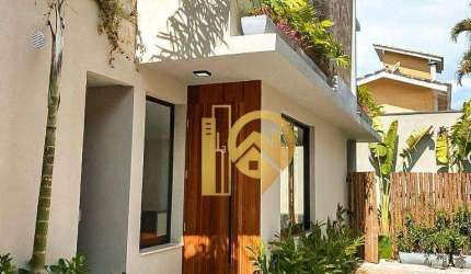 Residencial CASA DEL MAR a Venda, 2 Casas a 300m da Praia de JUQUEHY, 4 suítes com varandas - SP
