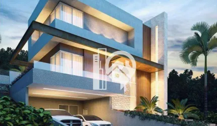 Casa alto padrão com 4 suítes e escritório à venda, 414 m² Condomínio Alphaville São José dos Campos/SP