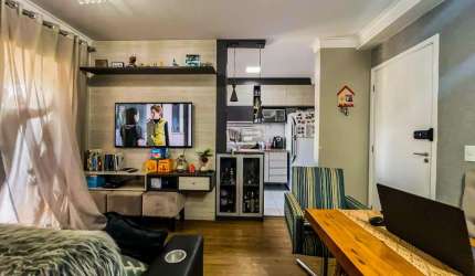 Apartamento à Venda com 2 Dormitorios e uma Suíte no Jardim Tupanci