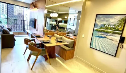 FLAT NOVISSIMO ALTO LUXO LOCAÇAO MENSAL PROXIMOS AS AREAS NOBRES DA CIDADE
