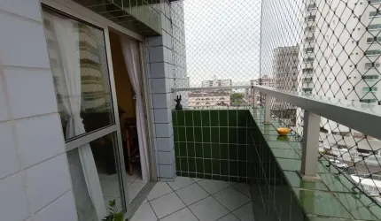 Apartamento em Praia Grande com 2 dormitórios sendo 1 suíte no Bairro Caiçara em Praia Grande