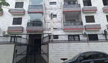Apartamento à venda em Praia Grande-SP, Guilhermina: 2 quartos, sala, banheiro, vaga de garagem. 43m²!
