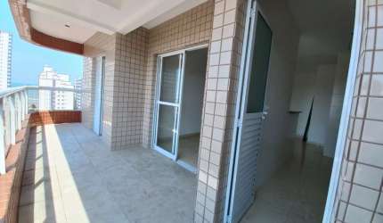 Apartamento com vista para o mar no bairro do maracanã - Praia Grande.