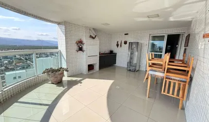 LINDO APARTAMENTO DE 3 SUITES, COM VISTA MAR INCRÍVEL  À VENDA NO BAIRRO TUPI EM PRAIA GRANDE