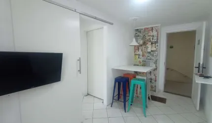 Apartamento à venda na Aviação: 1 quarto, 1 banheiro, 1 vaga de garagem, 39,00 m² - Praia Grande-SP