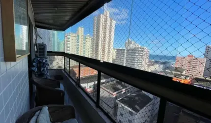 Imperdível! Apartamento 3 dormitórios mobiliado à venda em Praia Grande-SP.