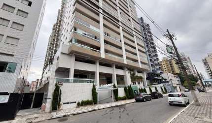 Apartamento à venda na Guilhermina, Praia Grande-SP: 2 dormitórios, 1 suíte, 2 salas, 1 banheiro, 1 vaga, 92m².