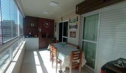 LINDO Apartamento 2 dormitórios, 1 suíte, Varanda Gourmet, 1 vagas, Lazer completo, Aceita Financiamento, na Guilhermina em Praia Grande!
