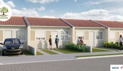 Casa com 2 quartos à venda na Avenida Adão Foques, 2445, Passo Fundo, Guaíba por R$ 206.000
