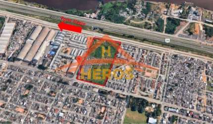 Terreno à venda na Rua Frederico Mentz, 255, Navegantes, Porto Alegre por R$ 37.700.000